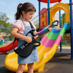 Guitarra Inteligente sin Cuerdas de Alta Calidad, Guitarra Brillante para Niños, Actividades Musicales Educativas, Suministro de Fábrica - Product Image 1