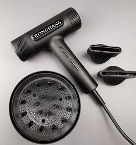 BLDC động cơ chuyên nghiệp Máy sấy tóc tốc độ cao salon tóc thổi máy sấy từ vòi phun khuếch tán từ tính LCD kỹ thuật số LED - Product Image 3