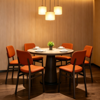 Muebles para Restaurantes Coreanos, Sillas de Comedor de Alta Gama con Estructura de Aluminio, Sillas para Restaurante Reforzadas, Sillas para Banquetes