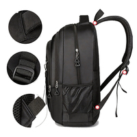 Mochila para Portátil Oxford Impermeable con Logotipo Personalizado al por Mayor de Fábrica, Bolsa de Viaje Multifuncional para Hombre, para Negocios y Desplazamientos