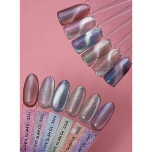 Esmalte de Uñas en Gel Majida Color 8.5 ml, Efecto Ojo de Gato Violeta, Libre de HEMA - Product Image 3