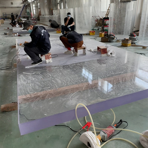 Acryl Transparante Koraal Decoratie Glasvezel Rechthoekige Tafel <span class=keywords><strong>Aquarium</strong></span> Voor Winkel - Product Image 1