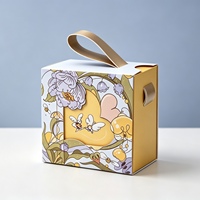 Boîte cadeau de luxe pour mariage, boîte d'emballage personnalisée pour chocolats et bonbons, boîte cadeau en papier rouge et or pour les cadeaux de fête