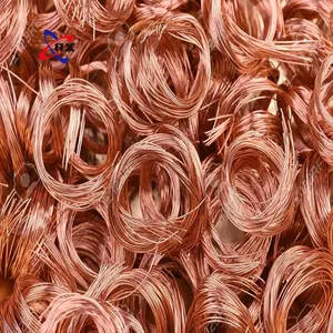 Scarti di filo di rame sfuso, purezza 99,9%-99,99%