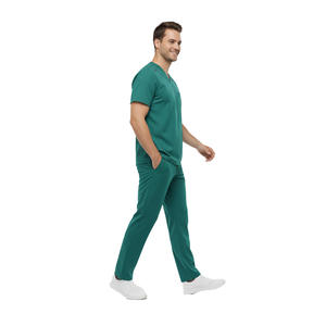 ชุดสครับสำหรับบุรุษพร้อมใช้งานในด้านการดูแลสุขภาพ ดีไซน์ทันสมัย เนื้อผ้านุ่ม สแปนเด็กซ์/โพลีเอสเตอร์ ประสิทธิภาพเชื่อถือได้ - Product Image 2