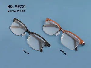 2023 Metall Holz Brillen Bambus Blaulicht Mode Kohle faser Optischer Rahmen Eine Qualität hochwertige Optische Brillen