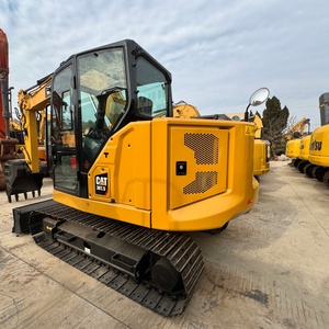 Excavatrice sur chenilles hydraulique d'occasion Caterpillar 7,5 tonnes CAT307.5, quasi neuve, d'origine japonaise, pour travaux de construction, 0,33 m - Product Image 2