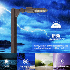 5 ans de garantie extérieure étanche IP65 stationnement 100w 140w 180w 250w 300w 400w lampe intelligente Led réverbère Luminaire pour jardin - Product Image 4