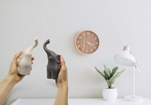 Escultura <span class=keywords><strong>de</strong></span> Cerámica Moderna Personalizada - Figura Decorativa en Conjunto - Adorable Figura Decorativa <span class=keywords><strong>de</strong></span> Elefante - Product Image 3