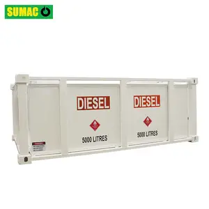 Nóng bán tùy chỉnh thép carbon tự bunded DIESEL nhiên liệu lưu trữ Tank 5000 lít