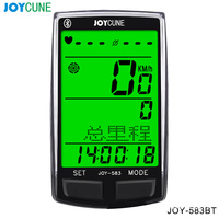 Stopwatch layar besar multifungsi sepeda, Speedometer komputer lampu latar Multi Bahasa