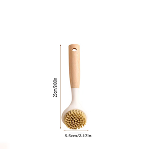 Brosse à long manche pour casseroles et poêles, pour le lavage de la vaisselle et le nettoyage des cuisinières, à suspendre - Product Image 2