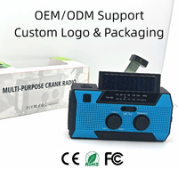 Radio Darurat 2000mAh dengan Pembangkit Tenaga Manual untuk Kabin Terpencil dan Perlengkapan Bertahan Hidup di Daerah Terpencil