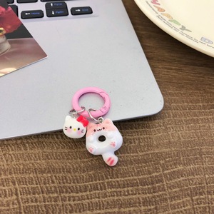 Nuevo Llavero de Gato Siamés de Dibujos Animados, Moderno y Adorable, con Hebilla Redonda, Colgante para Mochila y Auriculares, para Mujeres y Niñas, Venta al Por Mayor - Product Image 3