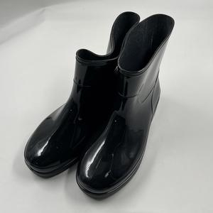 Botas de lluvia sanitarias antideslizantes de PVC de altura corta negras, <span class=keywords><strong>calzado</strong></span> impermeable, botas de seguridad - Product Image 1