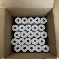 Rouleaux de papier thermique 57 mm, blanc vierge, 55 g/m², pour terminaux de point de vente et bancaires
