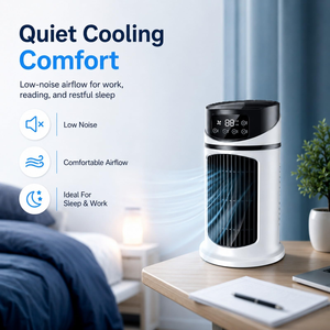 Mini climatiseur portable, ventilateur de refroidissement à eau, climatiseur à eau pour le bureau, la maison, climatiseur d'air - Product Image 4