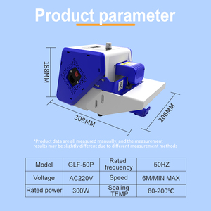 Selladora Térmica Semiautomática Pequeña y Simple para Sellado de Bolsas de Embalaje de Alimentos, para Materiales de Papel y Lámina - Product Image 3