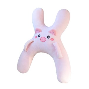Almohada de cuello de felpa suave estilo caricatura Longyang, cojín para coche con relleno de seda, para dormir en el coche, previene la asfixia, imprescindible - Product Image 2