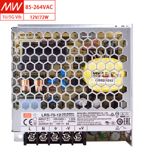 Iyi demek LRS-75-12 12V 6A endüstriyel PSU düşük güç tüketimi OLP/OVP/SCP 89% Eff -30 ~ + 70 ℃ AC-DC anahtarlama güç kaynağı tek - Product Image 1