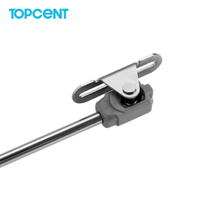 Charnière à gaz pneumatique à bras droit pour porte de meuble de cuisine, finition gris argenté, fermeture douce haut/bas, en promotion - Product Image 4