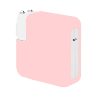 Housse de protection pour chargeur en silicone souple 35W pour MacBook Air 13-15 pouces 2023 A2941 2022 M2 A2681 2020-2021 M1 A2337 A2179 30W