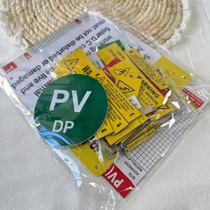 Kit adhesivo solar fotovoltaico resistente al agua duradero ABS personalizado - Product Image 1
