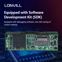 LONVILL Escáner de código de motor de escaneo pequeño Arduino 2d Qr Reader Escáner de código QR integrado fijo