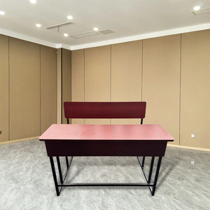 Ensemble de bureau et de chaise pour étudiants de style à hauteur fixe durable pour les élèves Table d'école fiable - Product Image 2