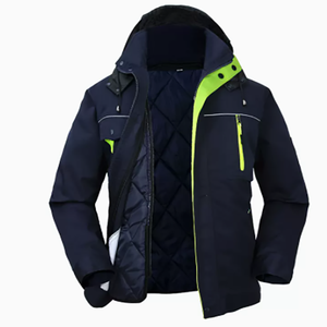 Repairman Working Clothes for Men <strong>Hi</strong> <strong>Vis</strong> Workwear Jacket and Pants Protective Clothing - Product Image 4