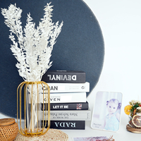Haute Qualité Séché Réel Eucalyptus Italien Ruscus Frais Préservé Ruscus Plante Feuilles pour Boho Mariages Maison Vase Décor