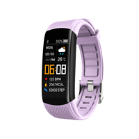 Podomètre, compteur de pas, compteur de calories, chronomètre, bracelet intelligent de sport et de santé, étanche IP67, moniteur de fréquence cardiaque, montre connectée