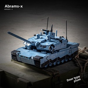12GO Modern <span class=keywords><strong>Tank</strong></span> 96001-5 Abrams X <span class=keywords><strong>Panther</strong></span> KF51 Ensemble de jouets de construction éducatifs en ABS, modèle de blocs de construction, petites pièces, unisexe, voitures - Product Image 3