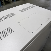 Boîtier électrique en acier sur mesure, coffret de commande métallique, boîtier de protection avec revêtement en poudre, taille et couleur personnalisées