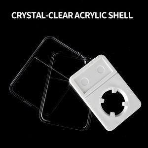 Wholesale Customized White Acrylic Coin Slab <b>Display</b> <b>Case</b> New Style <b>Display</b> Rack for Coin Collection Graded Coins - Product Image 4