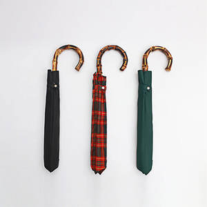 Parapluie pliable en polyester pour homme d'affaires, haute densité, séchage rapide, très imperméable, à deux plis, en <span class=keywords><strong>bambou</strong></span>, cadeaux d'affaires pour adultes - Product Image 1