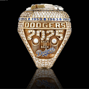 Bague de championnat classique en or avec <span class=keywords><strong>pierres</strong></span> naturelles pour homme des Dodgers 2025 – Accessoire de mode, objet de collection pour fans, cadeau en alliage, bijou - Product Image 3