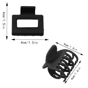 ชุดกิ๊บติดผมแบบไม่มีรอยต่อสำหรับด้านหลังศีรษะ กิ๊บหนีบผมแบบด้าน กิ๊บหนีบผมทรงสี่เหลี่ยมแบบฉลาม เครื่องประดับผม - Product Image 4