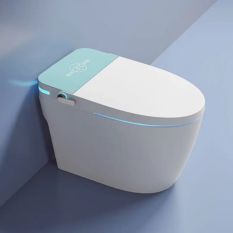 Luxe Automatische Spoeling Wc Intelligente Toiletpotten Randloze Waterkast Smart Toilet Met Afstandsbediening