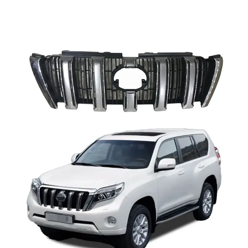 Полнохромированная передняя решетка Maictop для Land Cruiser Prado FJ150 2014