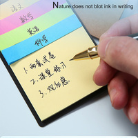 GemFully Bloc-notes mignon Autocollant réutilisable Bloc-notes Livret de notes Petits blocs-notes simples 5 en un.