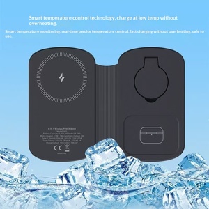 Caricabatterie Wireless Pieghevole 4-in-1 di Alta Qualità, Ricarica Magnetica Rapida, Power Bank da 5000mAh per Cellulari e Auricolari - Product Image 3