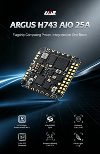 Controlador de Vuelo FPPV Drone H743 AIO 24A FC ESC <span class=keywords><strong>Combo</strong></span> STM32H743 con ESC AM32 de 25A Integrado para <span class=keywords><strong>Mini</strong></span> Dron de Carreras - Product Image 4