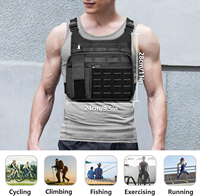 Chaleco Táctico Personalizado con Logotipo, Mochila de Pecho, Riñonera, Funcional, Ultraligera y Duradera para Ropa de Trabajo, Deportes y Uso Casual