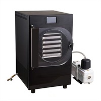 Vriesdroogmachine voor voedselwinkels, 4-tray, met pomp & PLC automatische lyofilisator vacuümdroging voor fruit en groenten