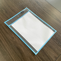 Carpeta de Archivo Nueva de Moda Transfronteriza de Gran Venta con Bolsillos de Colores para Archivo de Rápida Acceso, Colgante, Roja, de PP/PVC, Impresa con UV