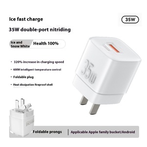 WEKOME-Chargeur GaN pliable <span class=keywords><strong>35W</strong></span>, adaptateur de tête de charge ultra-rapide, compatible avec <span class=keywords><strong>Apple</strong></span> - Product Image 6