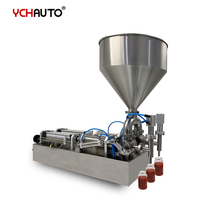 Distributeur de pâte semi-automatique de remplissage de piston pneumatique de 100-1000 ml pour le miel de lotion de crème d'huile