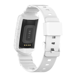Fournisseur vérifié YTF, bracelet en silicone intégral Armor pour <span class=keywords><strong>Fitbit</strong></span> <span class=keywords><strong>Charge</strong></span> 5/<span class=keywords><strong>Charge</strong></span> 6 (largeur de bande 23 mm), taille universelle - Product Image 3