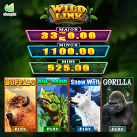 Grande Promotion : Wild Link 4-en-1 – Table de Jeu de Luxe à Écran Tactile, Fonctionnant à la Monnaie, Jeu de Skill Original